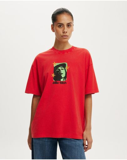 LCN BRA BILLIE EILISH STARS WASHED