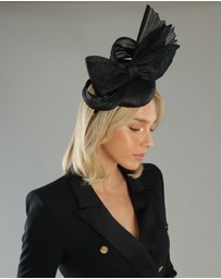 Morgan & Taylor - Illiana Fascinator in Black