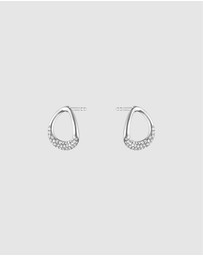 Georg Jensen - Offspring Earstuds with Diamonds