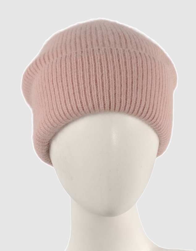 Max Alexander - European Made Pink Soft Wool Beanie