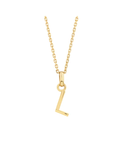 Michael Hill - L Initial Pendant in 10kt Yellow Gold