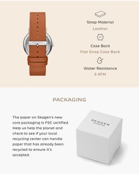 Skagen - Signatur Brown Chronograph Watch