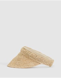 Witchery - Raffia Braid Visor