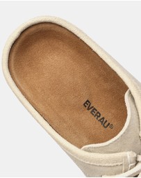 EVERAU - EverAU Ugg Yancy Cow Suede Upper Loafer Oxfords Flats