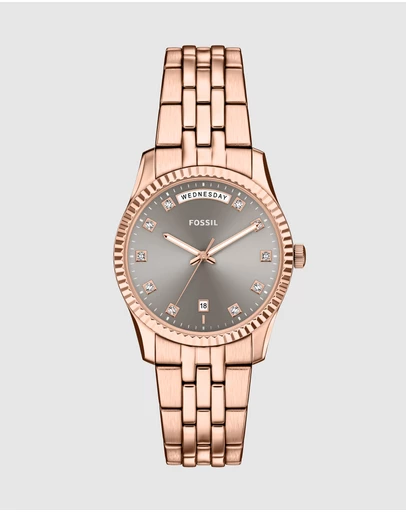 Fossil - Scarlette Rose Gold Analogue Watch