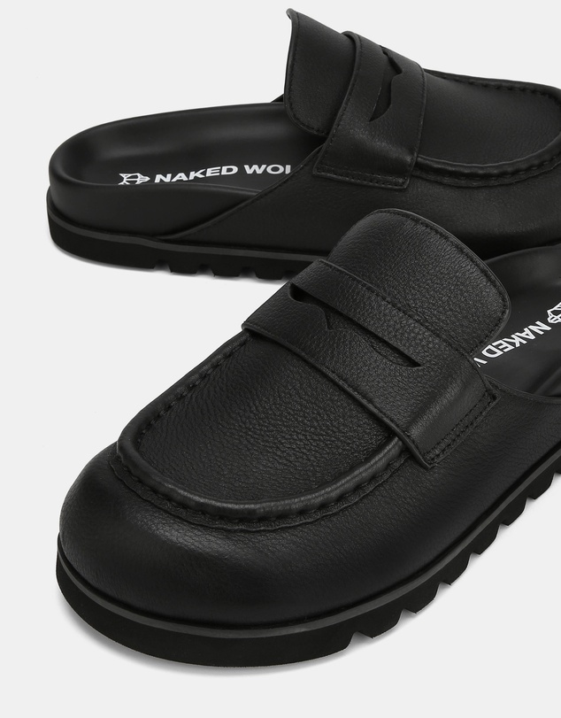 Naked Wolfe - Cord Black Pebble Leather