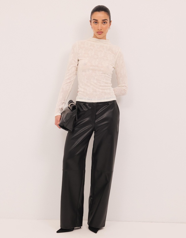 Calli - Jeremy Leather Look Pants