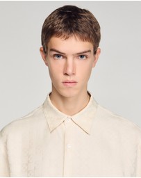 Sandro - Jacquard Cross Mc Shirt