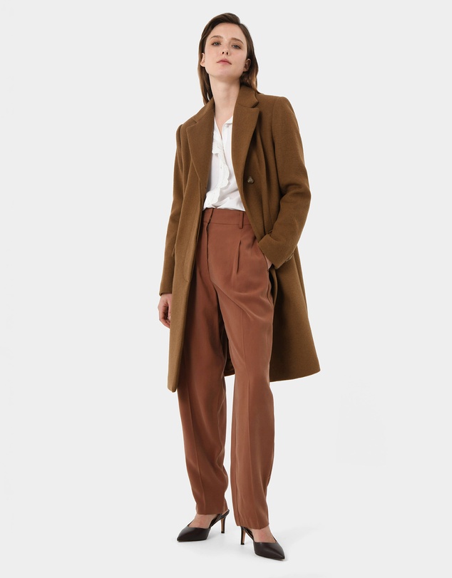 Forcast - Sanvi Chesterfield Wool Coat