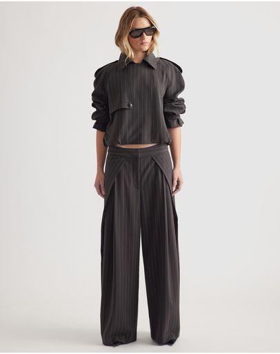 Charcoal Stripe