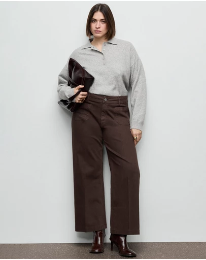 M.N.G - Wide-Leg Jeans With Pockets