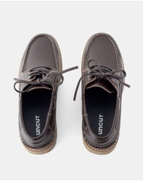 Uncut - Bermuda Leather Boat Shoes