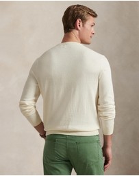 Polo Ralph Lauren - ICONIC EXCLUSIVE - Cotton-Cashmere Crewneck Sweater