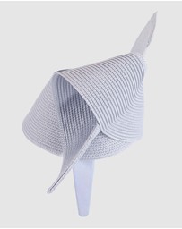 Max Alexander - Modern Blue Twisted Racing Fascinator