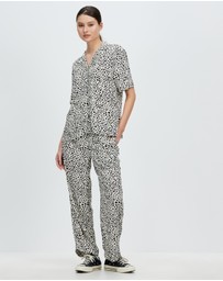 Brixton - Bunker Cheetah Boyfriend Woven Camp Shirt