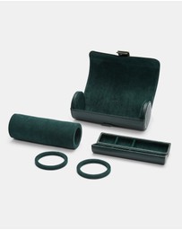 Wolf - Wolf British Racing Green Triple Watch Roll