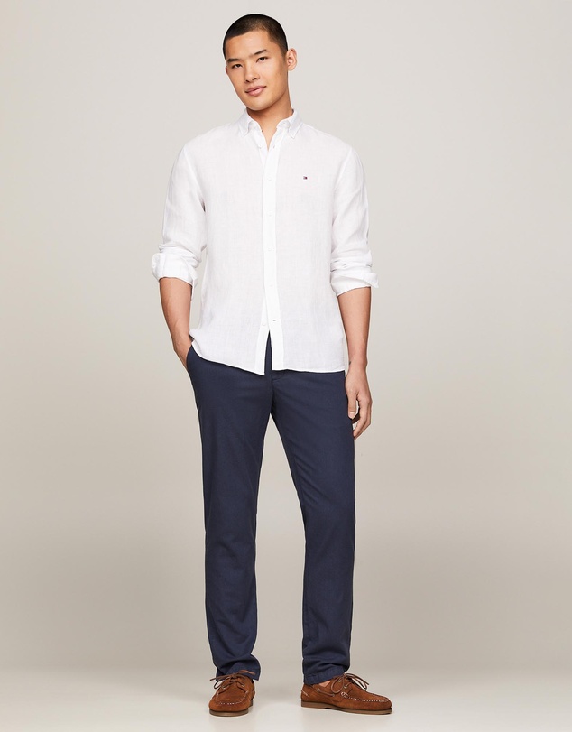 Tommy Hilfiger - Pigment Dyed Linen Regular Fit Shirt