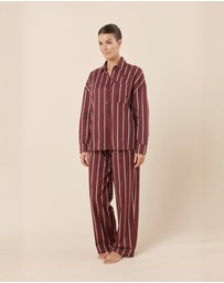 Gingerlilly - Chloe Cotton Striped PJ Set