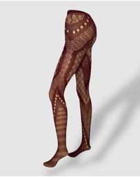 High Heel Jungle - Winona Fishnet Tights
