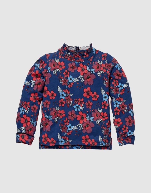 Quapi - Kellen Long Sleeve Floral Top - Kids-Teens