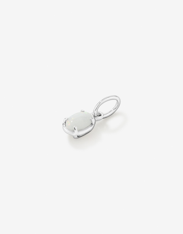 Michael Hill - Oval Australian Opal Pendant in Sterling Silver