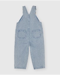 Goldie + Ace - Austin Pinstripe Denim Overalls - Babies-Kids