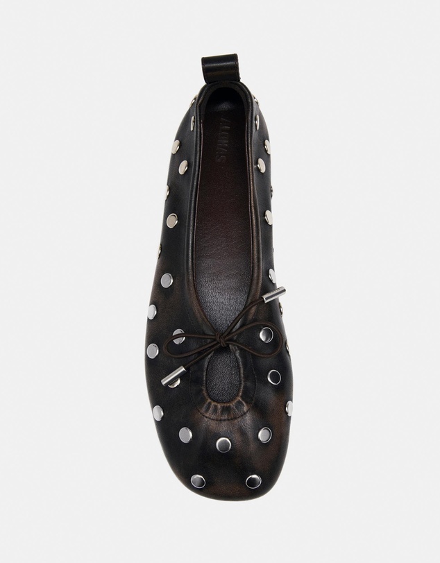Alohas - Rosalind Leather Ballet Flats - Women's
