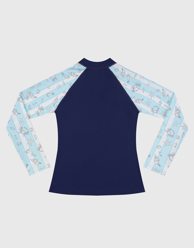 Aqua Blu Kids - Mariner Long Sleeve Rash Vest - Kids