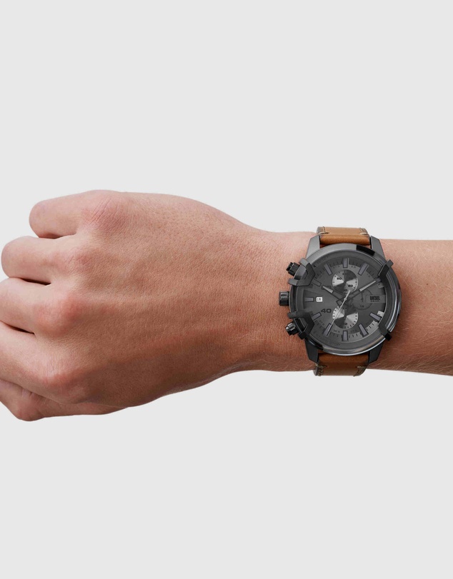 Diesel - Diesel Griffed Brown Watch DZ4569