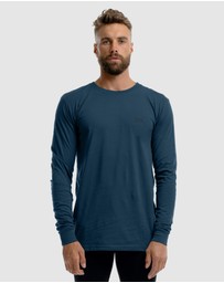 DVNT - Drop Mono Embroidery Long Sleeve Tee
