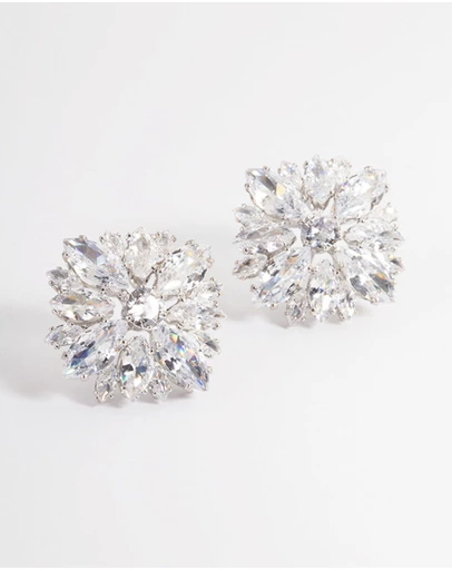 Lovisa - Silver Statement Stud Earrings