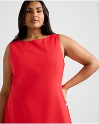 Forever New Curve - Kassie Curve Boat Neck Mini Dress