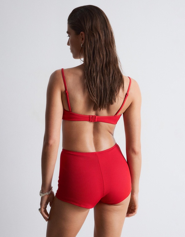 & Other Stories - Ribbed Bandeau Bikini Top