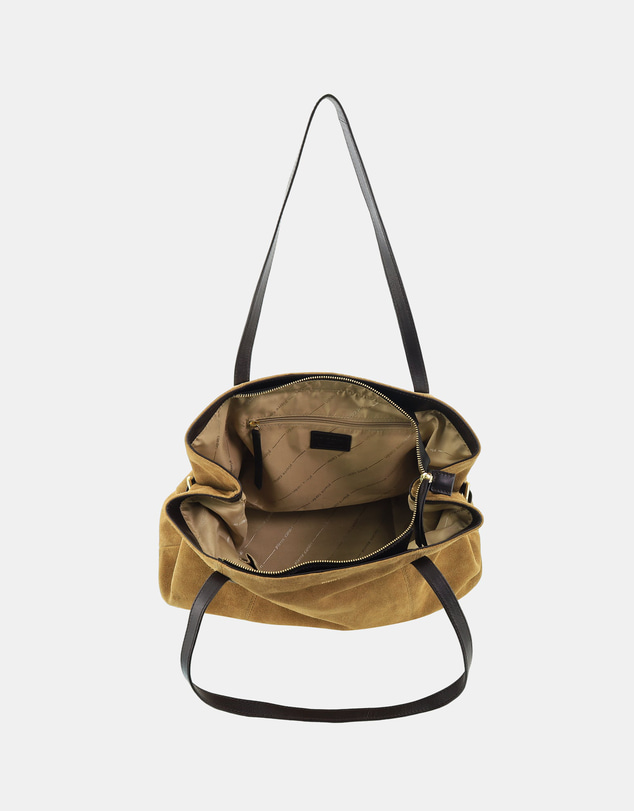 Pierre Cardin - Pierre Cardin Genuine Suede Leather Shoulder Bag