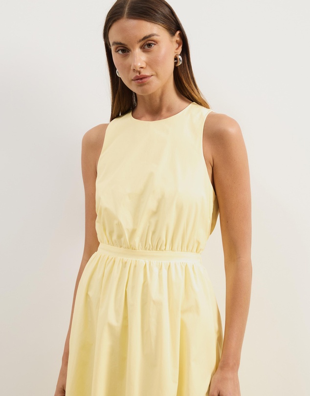 Atmos&Here - Isobel Cotton Poplin Midi Dress