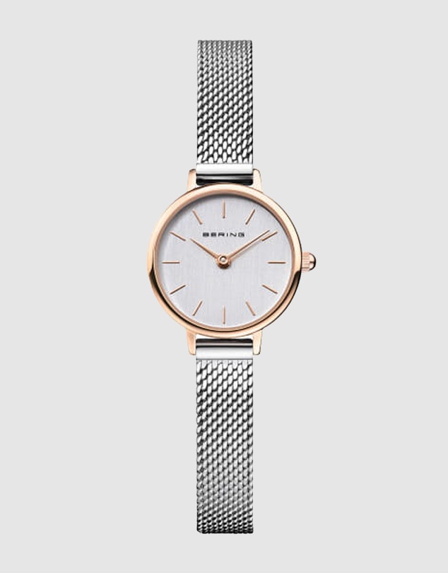 Bering - Classic 22mm Stainless Steel Watch with Bracelet