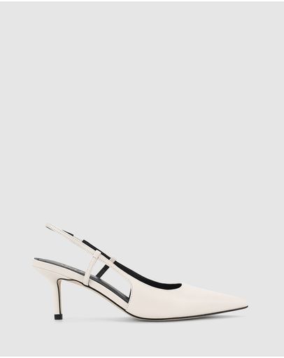 Chalk White Leather