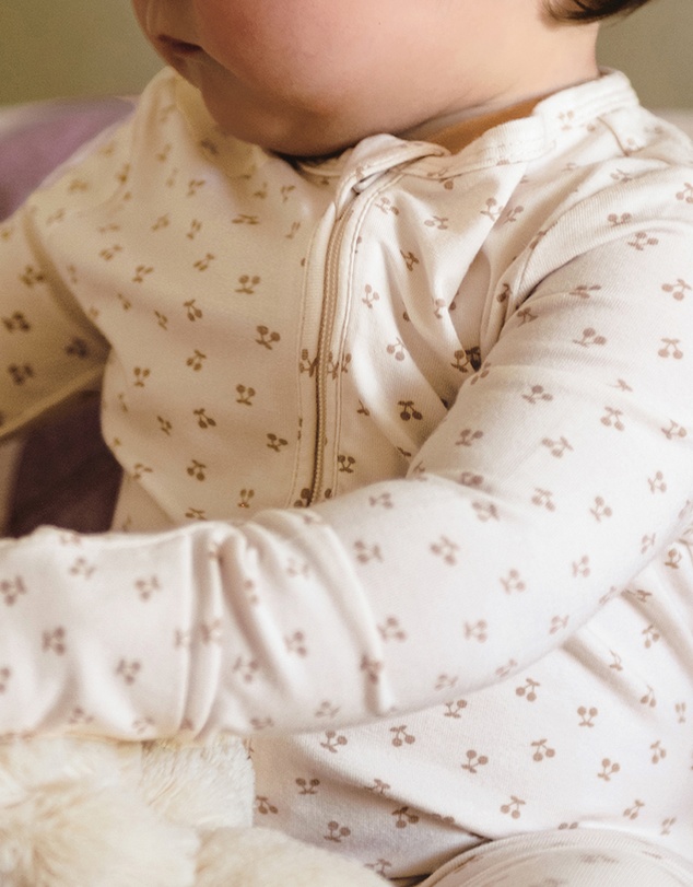 Kynd Baby - Day Or Night Onesie in Cherry