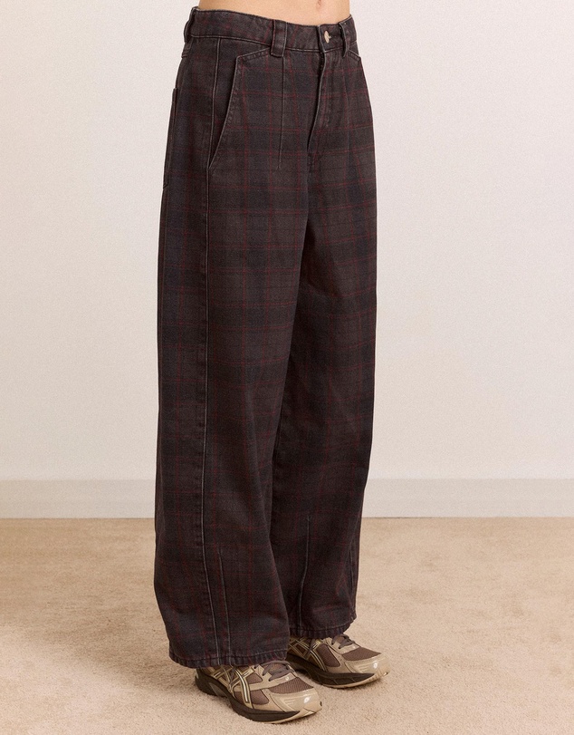 Damson Madder - Erika Check Jeans