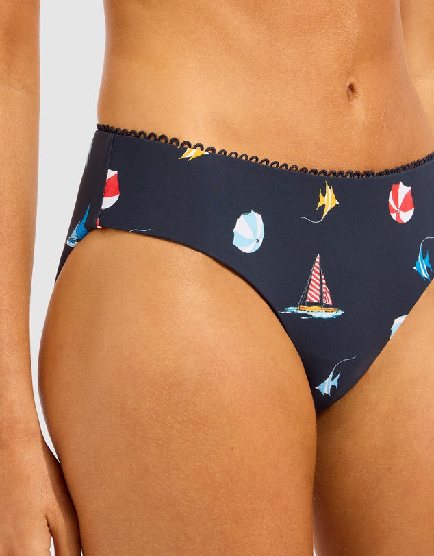 Seafolly - Beachclub Retro Bikini Bottom