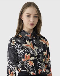 Farage - Abstract Floral Shirt