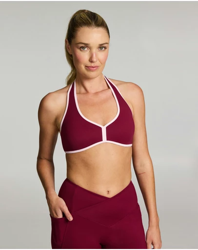 Rockwear - Plunge Halter Low Impact Bra