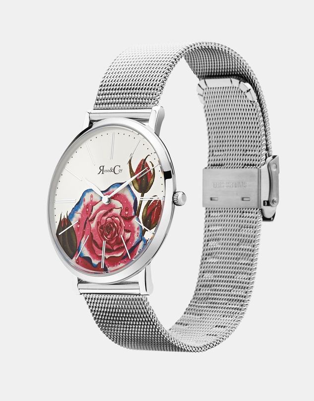 Rose & Coy - Art Series Skull & Rose Watch