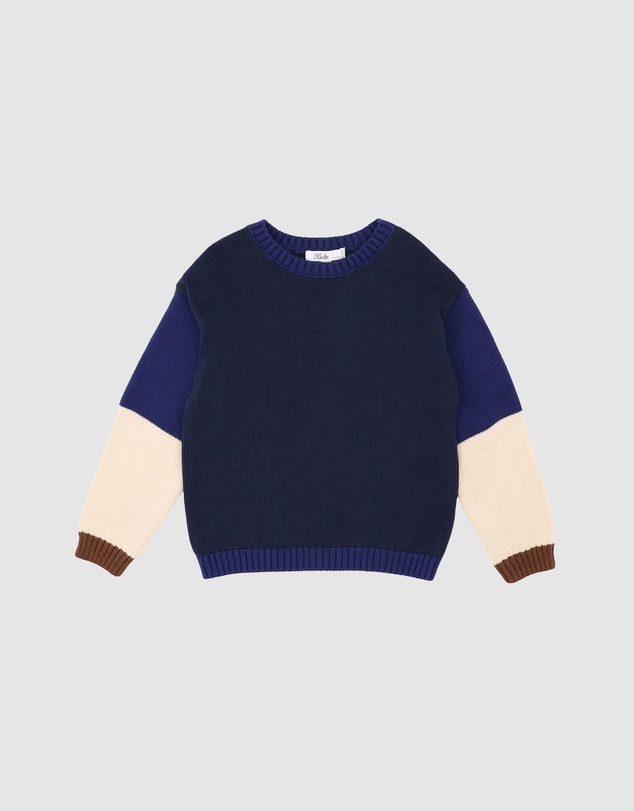 Bebe by Minihaha - Jake Block Knitted Jumper - Kids