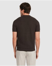 Tarocash - Darius Zip Knit Polo
