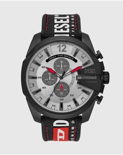 Diesel - Mega Chief Black Chronograph Watch DZ4512