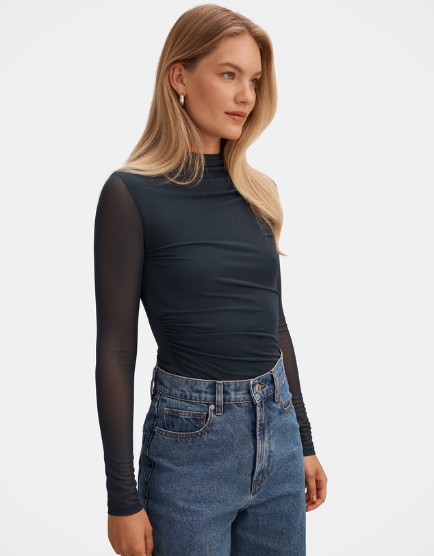 Forever New - Charlotte High Neck Long Sleeves Top