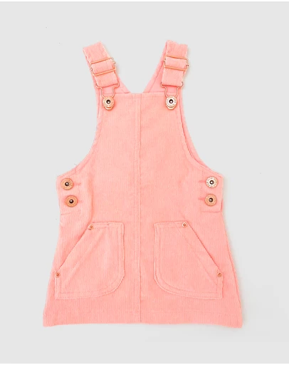 WITH LOVE FOR KIDS - Hazel Cord Pinafore Dress - Babies - Kids