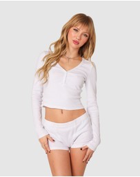 EDIKTED - Rebekah Ribbed Top
