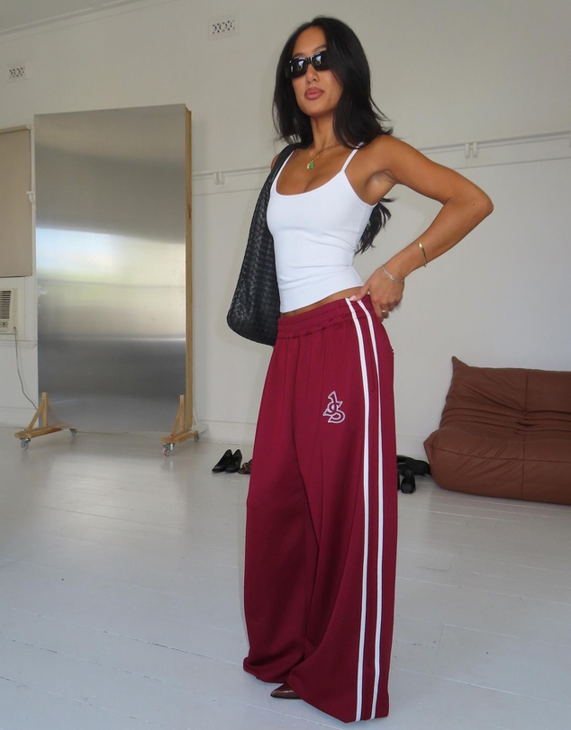 JGR & STN - Sadie Wide Leg Track Pants